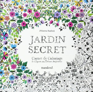 Jardin secret, carnet de coloriage et chasse au trésor anti stress-1